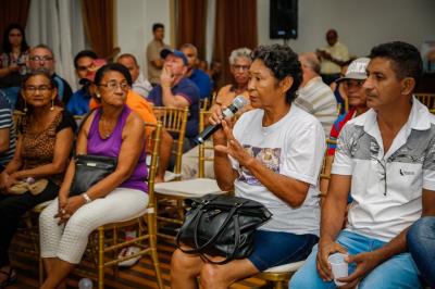 Feirantes se reúnem para conhecer projeto das obras emergenciais do Ver-o-Peso