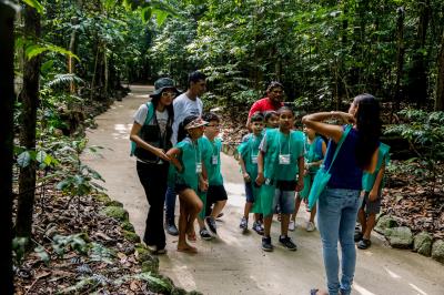 Colônia de férias do Bosque Rodrigues Alves tem início com atividades ecológicas