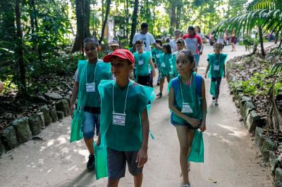 Colônia de férias do Bosque Rodrigues Alves tem início com atividades ecológicas
