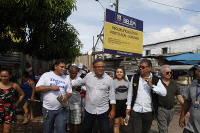 Porto do Açaí e Complexo do Jurunas recebem obras de revitalização