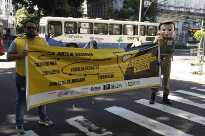 Ação educativa alerta para cuidados no trânsito no mês de julho