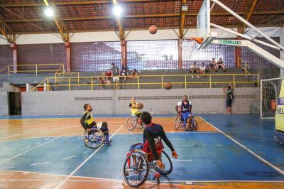 Basquetebol leva inclusão e divertimento no último dia de torneio no ginásio Altino Pimenta