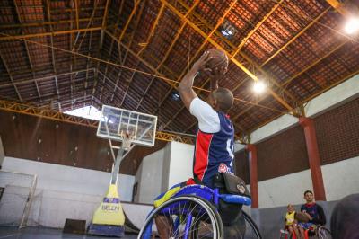 Basquetebol leva inclusão e divertimento no último dia de torneio no ginásio Altino Pimenta