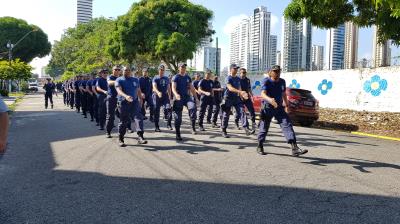 Guarda Municipal de Belém inicia treinamento para o desfile de 7 de setembro
