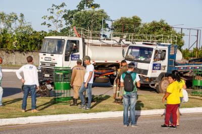 Prefeitura e comunidade cultivam mudas no Portal da Amazônia