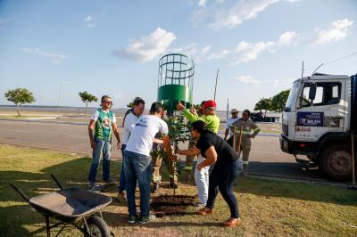 Prefeitura e comunidade cultivam mudas no Portal da Amazônia