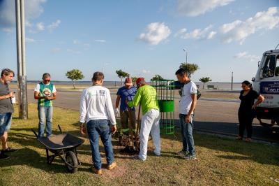 Prefeitura e comunidade cultivam mudas no Portal da Amazônia