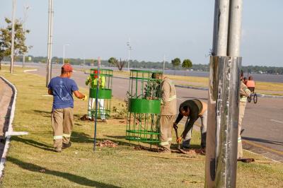 Prefeitura e comunidade cultivam mudas no Portal da Amazônia