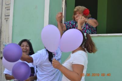 Caminhada da Paz em Icoaraci celebra 13 anos da Lei Maria da Penha