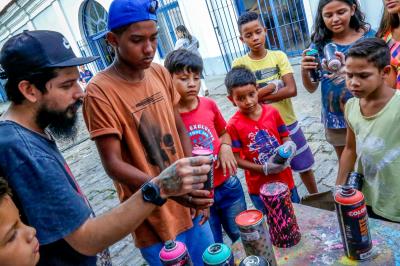 Comunidade da Vila da Barca recebe oficinas apoiadas pela Fumbel
