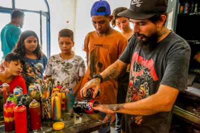 Comunidade da Vila da Barca recebe oficinas apoiadas pela Fumbel