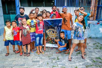 Comunidade da Vila da Barca recebe oficinas apoiadas pela Fumbel