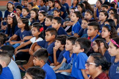 Estudantes municipais recebem concerto didático do projeto Brasil de Tuhu