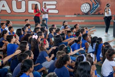 Estudantes municipais recebem concerto didático do projeto Brasil de Tuhu