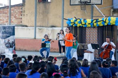 Estudantes municipais recebem concerto didático do projeto Brasil de Tuhu