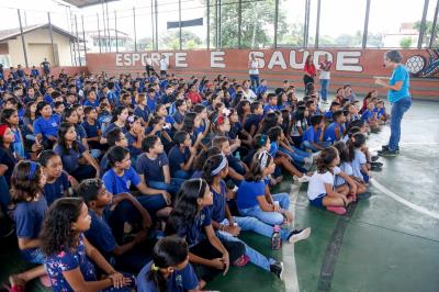 Estudantes municipais recebem concerto didático do projeto Brasil de Tuhu