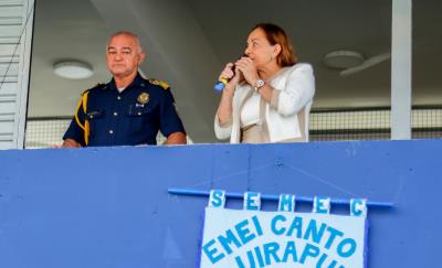 Garantia de direitos é destaque no desfile escolar de estudantes municipais