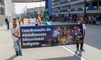 Garantia de direitos é destaque no desfile escolar de estudantes municipais