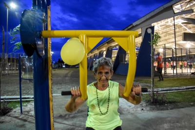 Bairro da Sacramenta ganha academia ao ar livre