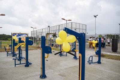 Bairro da Sacramenta ganha academia ao ar livre