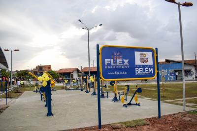 Bairro da Sacramenta ganha academia ao ar livre