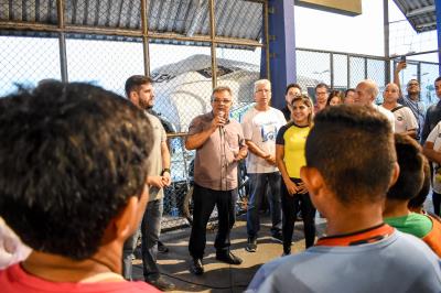 Bairro da Sacramenta ganha academia ao ar livre