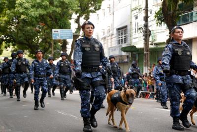 Desfile militar celebra 197 anos de Independência do Brasil