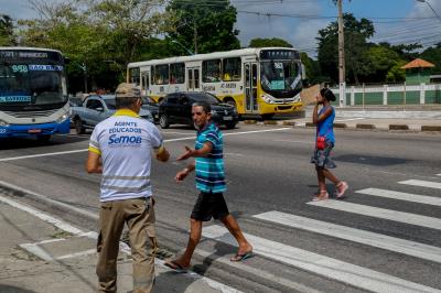 Ação educativa abre a Semana Nacional do Trânsito em Belém