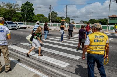 Ação educativa abre a Semana Nacional do Trânsito em Belém
