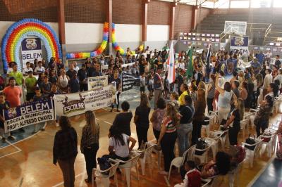 Alegria de estudantes marca abertura do VII Jogos Escolares Municipais