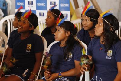 Alegria de estudantes marca abertura do VII Jogos Escolares Municipais