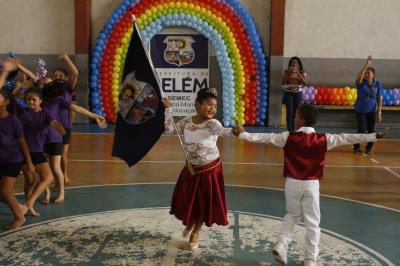 Alegria de estudantes marca abertura do VII Jogos Escolares Municipais