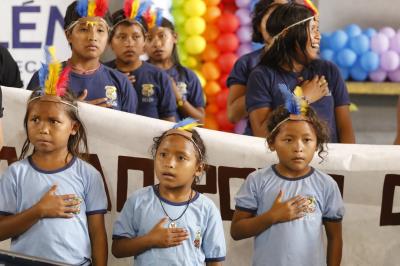 Alegria de estudantes marca abertura do VII Jogos Escolares Municipais