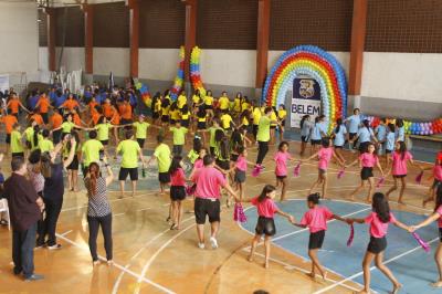 Alegria de estudantes marca abertura do VII Jogos Escolares Municipais