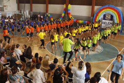 Alegria de estudantes marca abertura do VII Jogos Escolares Municipais