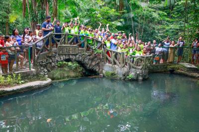 Bosque Rodrigues Alves comemora Dia da Fauna e aniversário do peixe-boi Cajuru