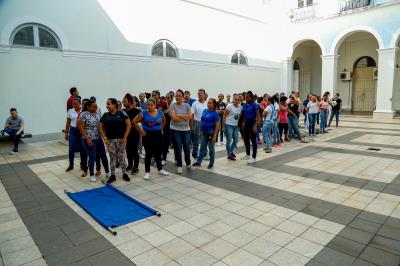 Voluntários da Defesa Civil recebem treinamentos para atuarem no Círio de Nazaré