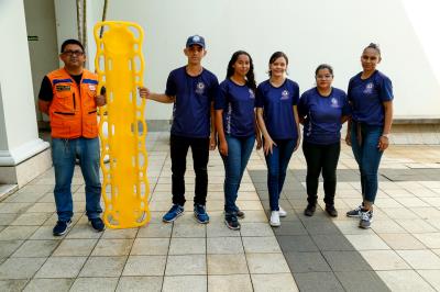 Voluntários da Defesa Civil recebem treinamentos para atuarem no Círio de Nazaré