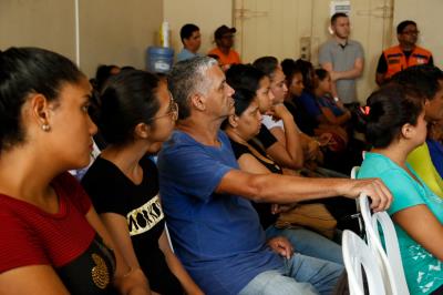 Voluntários da Defesa Civil recebem treinamentos para atuarem no Círio de Nazaré