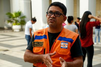 Voluntários da Defesa Civil recebem treinamentos para atuarem no Círio de Nazaré