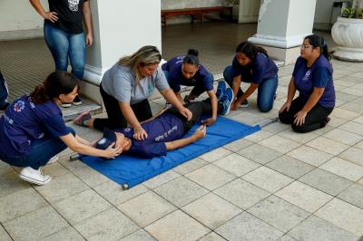 Voluntários da Defesa Civil recebem treinamentos para atuarem no Círio de Nazaré