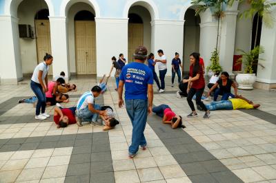 Voluntários da Defesa Civil recebem treinamentos para atuarem no Círio de Nazaré