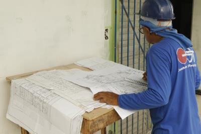 Lideranças comunitárias visitam obras do Pronto Socorro do Guamá