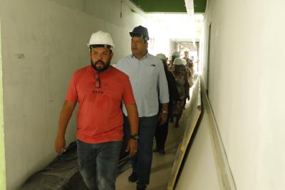 Lideranças comunitárias visitam obras do Pronto Socorro do Guamá