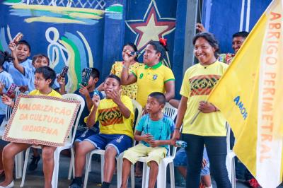 Mais de 40 crianças venezuelanas participam dos Jogos Escolares da Semec