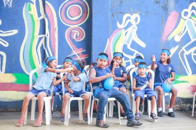 Mais de 40 crianças venezuelanas participam dos Jogos Escolares da Semec