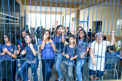 Mais de 40 crianças venezuelanas participam dos Jogos Escolares da Semec