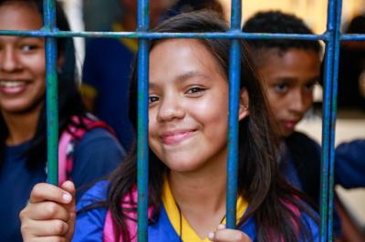 Mais de 40 crianças venezuelanas participam dos Jogos Escolares da Semec