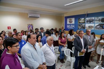 Gabinete municipal recebe visita da imagem peregrina
