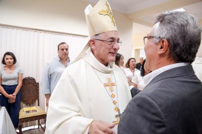 Gabinete municipal recebe visita da imagem peregrina